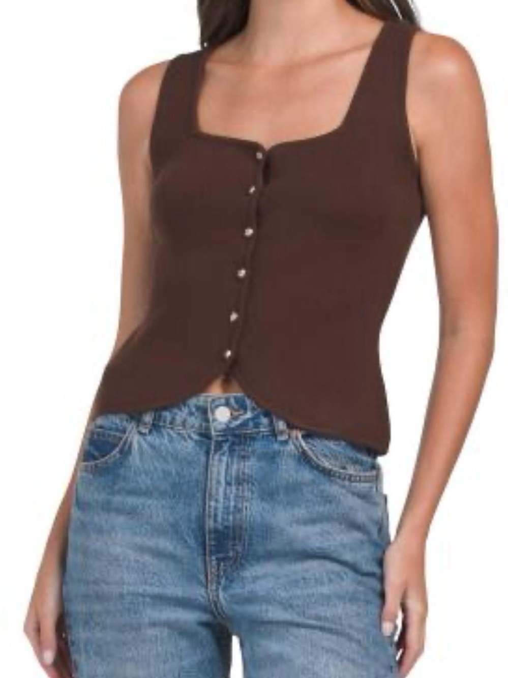 SONG OF STYLE
square neck sweater vest NWT SIZE SMALL